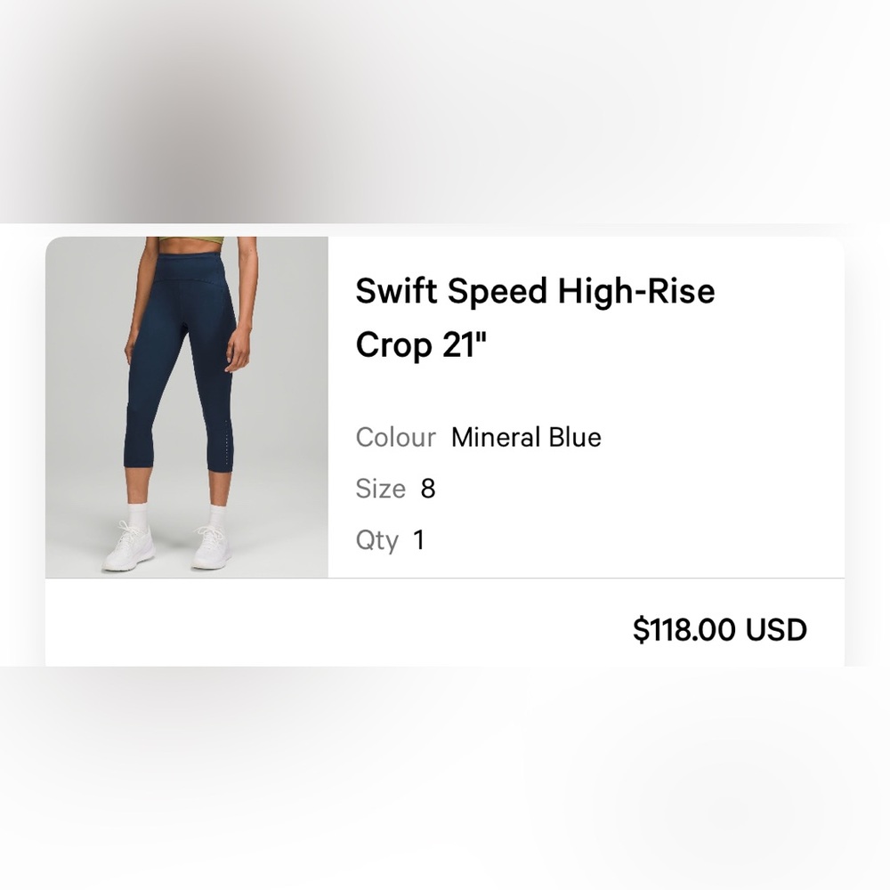 Swift Speed High Rise crop - Picture 4 of 4